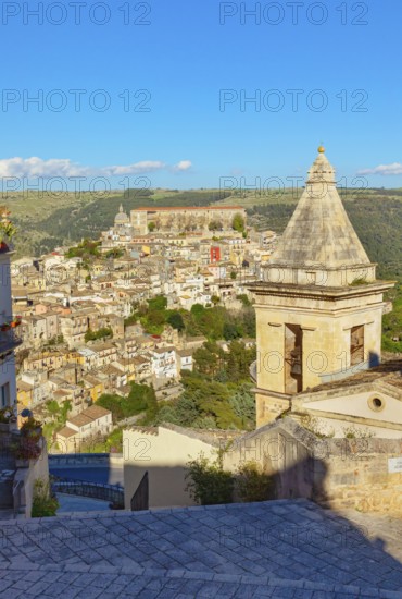 Ragusa Ibla view from Santa Maria delle scale church, Ragusa Ibla, Ragusa province, Sicily, Italy