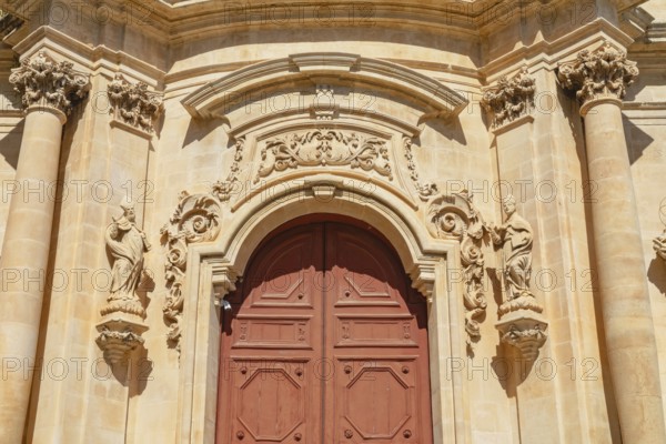 San Giuseppe church facade, Ragusa Ibla, Ragusa province, Sicily, Italy