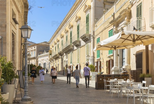 Historic town, Ragusa Ibla, Ragusa province, Sicily, Italy
