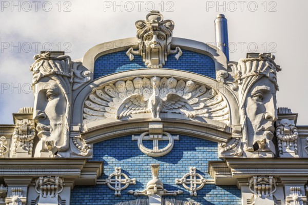 Häser in the Art Nouveau district, Riga, Latvia