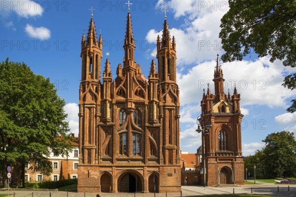 St. Anne's Church, Gothic Quarter, Vilnius, Lithuania