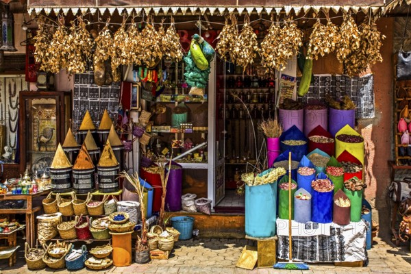 161/Moroccan pharmacy with medicinal herbs