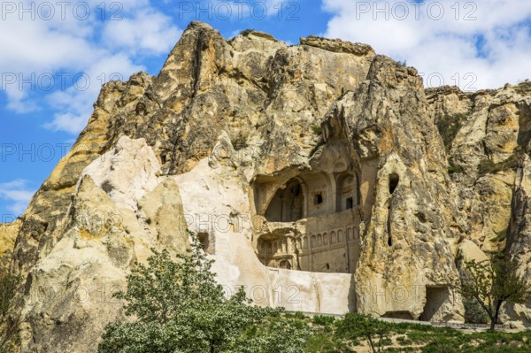 Churches and monasteries, Göreme open-air museum, fantastic tuff rock formations, Cappadocia, Turkey