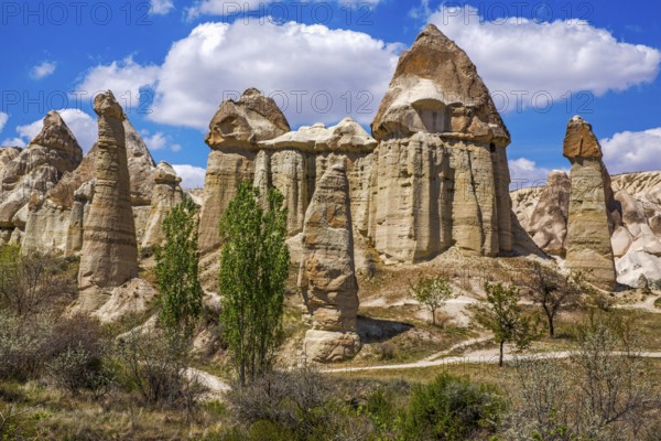 Bagildere Valley, fantastic tuff rock formations, Cappadocia, Turkey