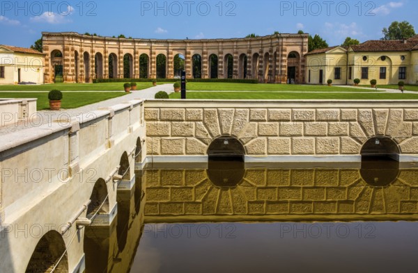 Mannerist architecture, Palazzo Te, Pleasure Palace, Mantua, Lombardy, Italy, Mantua, Lombbardei, Italy