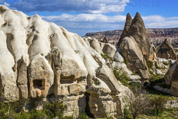 Valley of Lovers, fantastic tuff rock formations, Cappadocia, Turkey