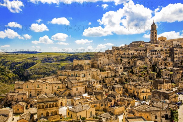 Matera with cathedral, Puglia