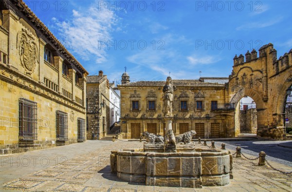 Lion Fountain in Plaza del Populo, Baeza