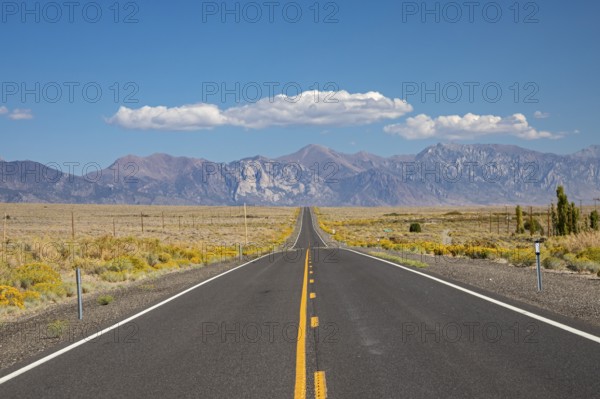 Carvers, Nevada - State highway 376 in central Nevada