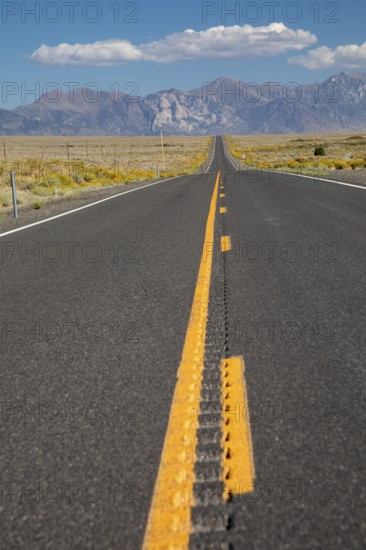 Carvers, Nevada - State highway 376 in central Nevada