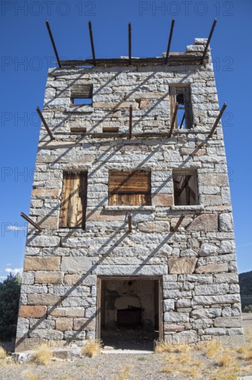 Austin, Nevada - Stokes Castle, built in 1897 by Anson Phelps Stokes, but occupied for only one month. Stokes was involved the silver mining boom in the area and in construction of the Nevada Central Railroad