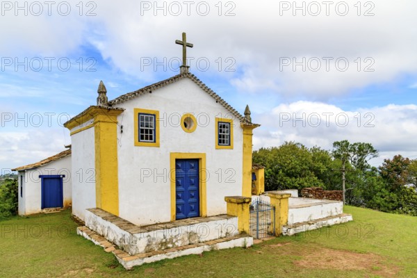 Small colonial chapel in the city of Ouro Preto, Minas Gerais, Ouro Preto, Minas Gerais, Brazil
