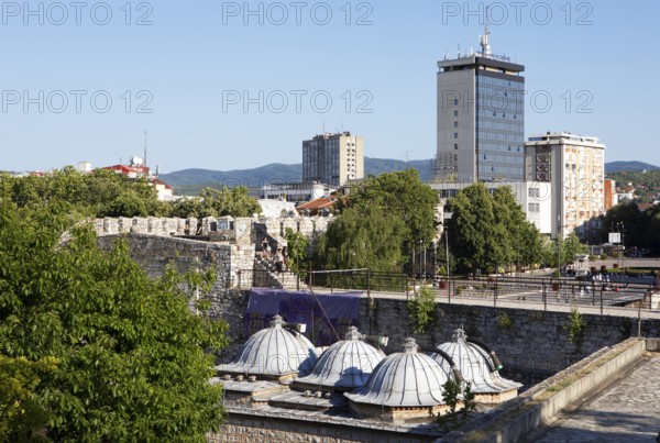 View of the old town of Niš from the fortress, Serbia