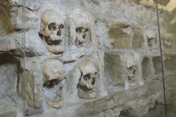 Skull in the Skull Tower or Cele Kula, Niš, Serbia