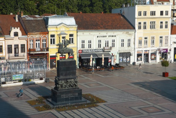 View of King Milan Square, Old Town, Niš, Serbia