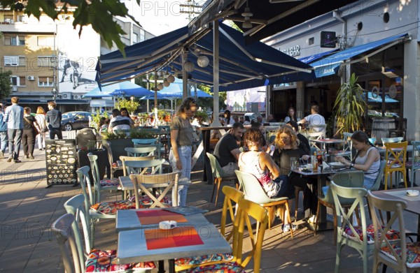 Typical bar in the old town of Niš, Serbia