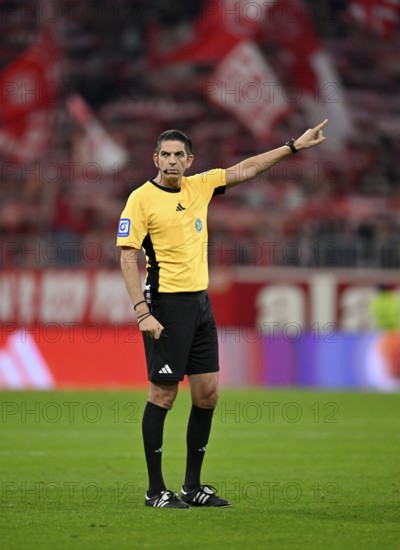 Referee Deniz Aytekin Gestik Gesture Allianz Arena, Munich, Bavaria, Germany