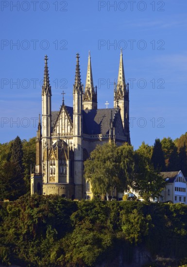 Pilgrimage Church of St. Apollinaris, also Apollinaris Church on Apollinarisberg in Remagen, Rhineland-Palatinate, Germany