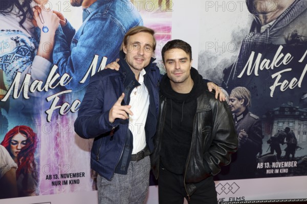 Felix von Jascheroff, Marios Gavrilis, film premiere Make Me Feel at the Zoo Palast Berlin, 29.10.2025
