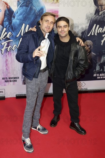 Felix von Jascheroff, Marios Gavrilis, film premiere Make Me Feel at the Zoo Palast Berlin, 29.10.2025