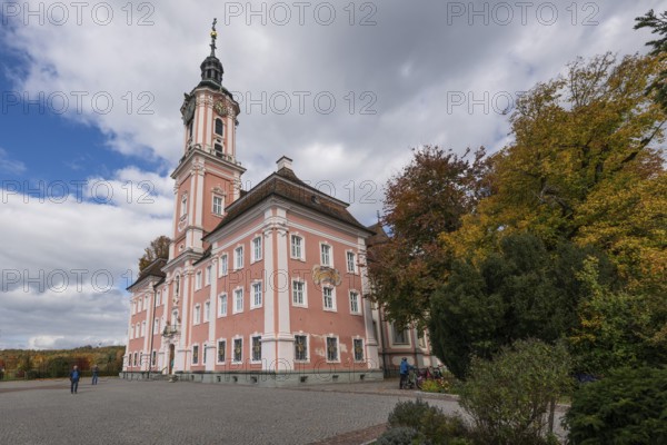 Birnau pilgrimage church, exterior view, Uhldingen-Mühlhofen am Lake Constance, Baden-Württemberg, Germany