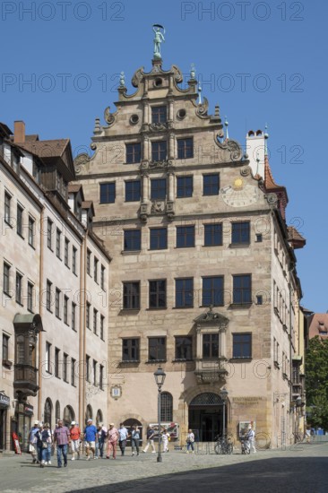 City Museum, Fembo-Haus, Treppengiebel, Altstadt, Nuremberg, Middle Franconia, Franconia, Bavaria, Germany