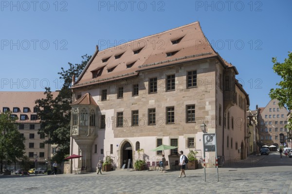 Sebalder Pfarrhof, Sebalder Chörlein, Altstadt, Nuremberg, Middle Franconia, Franconia, Bavaria, Germany