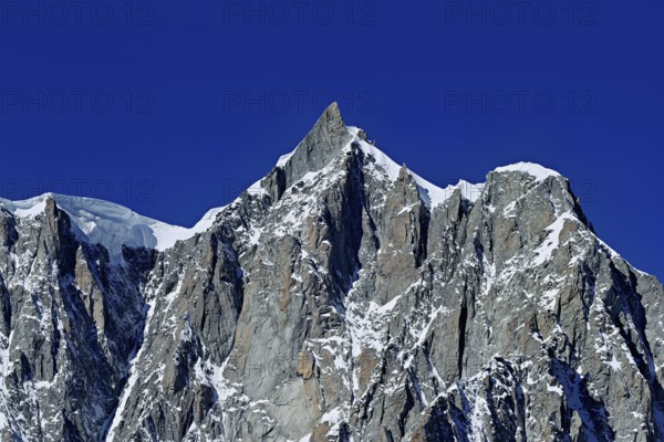 Mont Maudit, Pointe Helbronner viewing terrace, Chamonix-Mont-Blanc, Haute-Savoie, Italian watershed, France