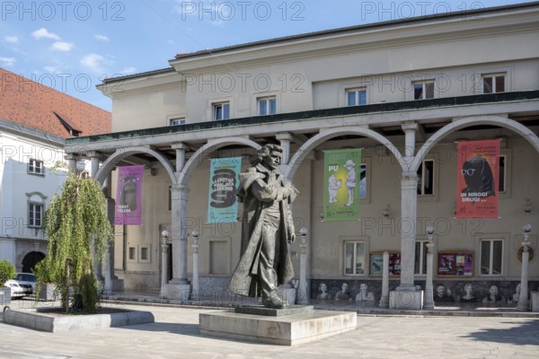 France Prešeren Memorial, Slovenian National Poet, Kranj, Upper Carniola, Slovenia