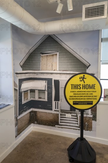 Chicago, Illinois - The National Public Housing Museum. The museum occupies the last standing building of the Jane Addams homes, built in 1938, the first public housing project in Chicago