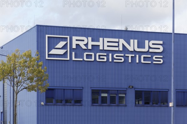 Rhenus Logistics, warehouse logo, logistics service provider, logo port, Port of Duisburg, Duisburg-Rheinhausen, North Rhine-Westphalia, Germany