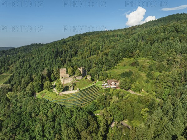 Schauenburg Castle, Oberkirch, Black Forest, Baden-Württemberg, Germany, Bühl, Baden-Württemberg, Germany