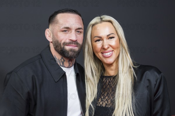 Christian Eckerlin and Dominique Eckerlin at the premiere of the Netflix film Babo in the Astor Film Lounge Berlin on 24.10.2025