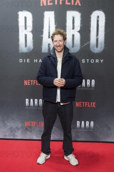 Louis Klamroth at the premiere of the Netflix film Babo in the Astor Film Lounge Berlin on 24.10.2025
