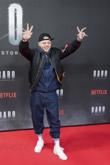 Leonard Kunz at the premiere of the Netflix film Babo in the Astor Film Lounge Berlin on 24.10.2025