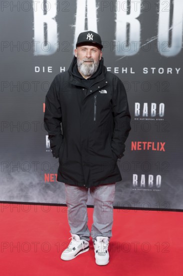 Niko Backspin at the premiere of the Netflix film Babo in the Astor Film Lounge Berlin on 24.10.2025