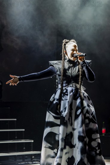 LaFee (real name: Christina Klein) live on Shadow & Light Tour 2025 at Berlin's Tempodrom on 26.10.2025