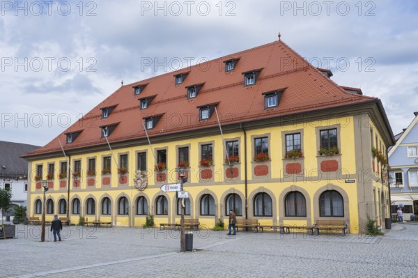 Town Hall, Market Square, Deutsche Korbstadt, Lichtenfels, Upper Franconia, Franconia, Bavaria, Germany