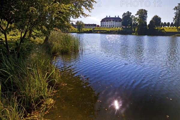Meseberg Castle, Baroque Castle on Lake Huwenow, Guest House and Conference Center of the Federal Government, Meseberg, Gransee, Brandenburg, Germany
