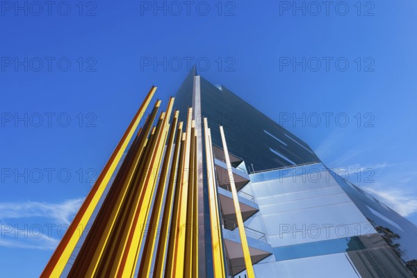 Panoramic skyline view of Guatemala City business and financial center
