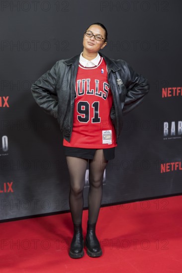Taneshia Abt at the premiere of the Netflix film Babo in the Astor Film Lounge Berlin on 24.10.2025
