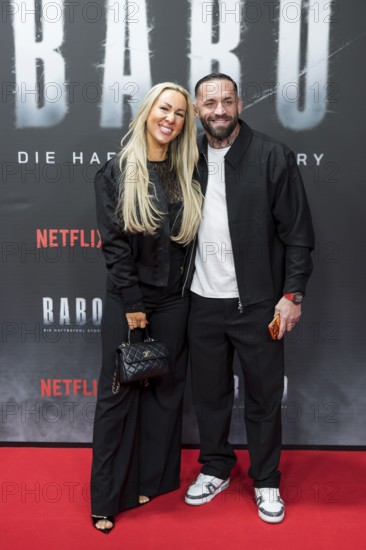 Dominique Eckerlin and Christian Eckerlin at the premiere of the Netflix film Babo at the Astor Film Lounge Berlin on 24.10.2025