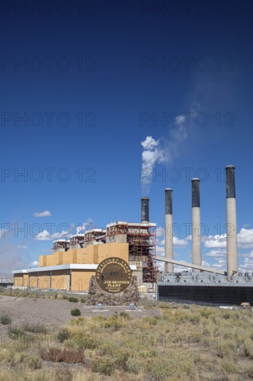 Rock Springs, Wyoming - The Jim Bridger power plant. Originally all four units were coal-fired, but two were converted to natural gas in 2024. The plant is owned by PacifiCorp, a subsidiary of Berkshire Hathaway