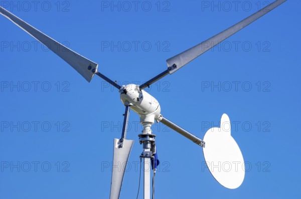 A wind generator, including a small wind turbine or small wind turbine (KWEA) with an unmarked wind vane