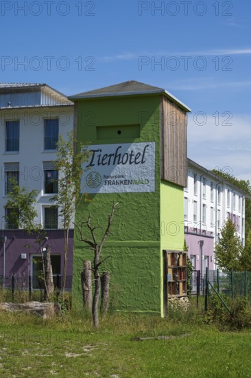 Tierhotel, Frankenwald nature park Park, Kronach, Upper Franconia, Franconia, Bavaria, Germany