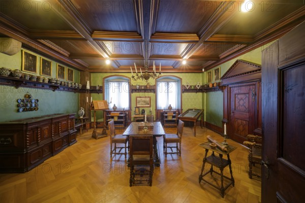 Bebenhausen Castle, former Cistercian Abbey, monastery complex, interior, OT Bebenhausen, Tübingen, Baden-Württemberg, Germany