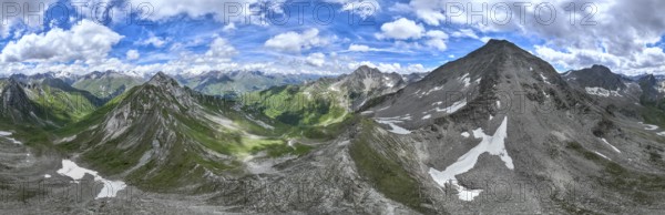 Lasörling, alpine panorama, Hohe Tauern, East Tyrol, Tyrol, Austria