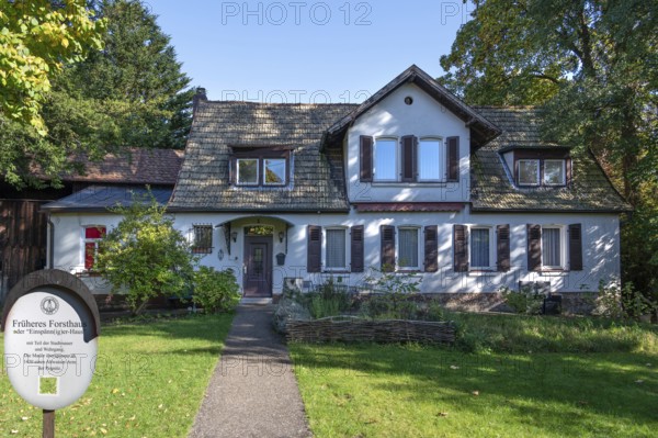 Historic former forester's lodge, Lauf an der Pegnitz, Middle Franconia, Bavaria, Germany