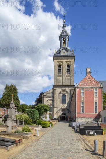 John the Evangelist church at 12th century Park Abbey, Abdij van Park, Premonstratensian abbey at Heverlee near Leuven in Flemish Brabant, Belgium