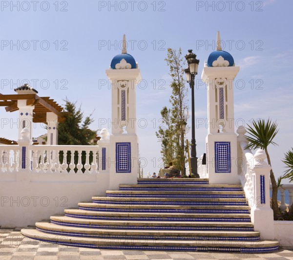 Way to the observation deck, Benidorm, Valencia, Costa Blanca, Spain